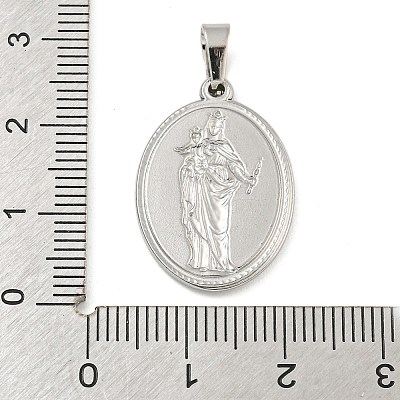Non-Tarnish 304 Stainless Steel Pendants STAS-B071-02A-26P-1
