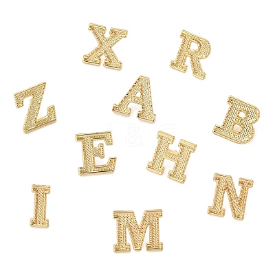 26Pcs Letter A~Z Alloy Lapel Pin Backs JEWB-CJZ0001-03KCG-1