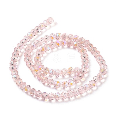Electroplate Glass Beads Strands EGLA-A034-T6mm-L18-1