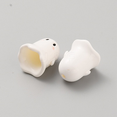Opaque Acrylic Beads MACR-WH20003-01I-1