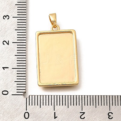 Tarot Card Brass Enamel Pendents KK-R212-02G-03-1
