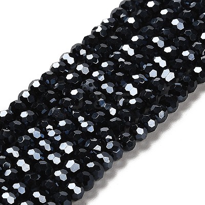 Electroplate Glass Bead Strands LS-EGLA-R015-4mm-15-1