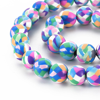 Handmade Polymer Clay Beads Strands CLAY-N008-054-09-1