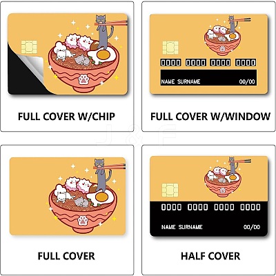 PVC Plastic Waterproof Card Stickers DIY-WH0432-263-1