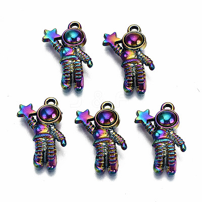 Rainbow Color Alloy Pendants PALLOY-S180-070-RS-1