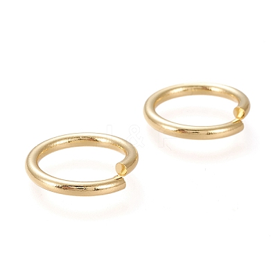 Brass Open Jump Rings KK-L006-017A-G-1