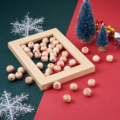 Natural Wooden Beads WOOD-TAC0010-02A-1