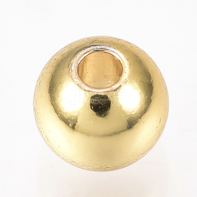 Brass Spacer Beads X-KK-Q738-6mm-03G-1