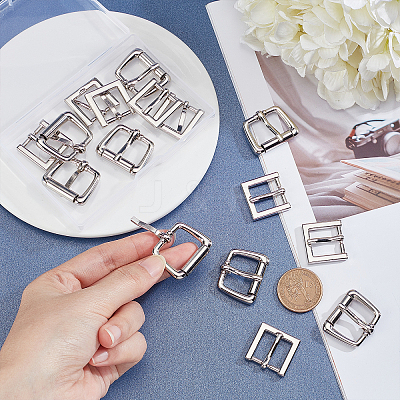 16Pcs 2 Shapes Alloy Adjustable Buckle FIND-WR0001-82P-1