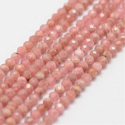 Natural Rhodochrosite Beads Strands G-P270-2mm-17-1