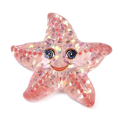 Marine Organism Theme Resin Cabochons RESI-R454-01F-1
