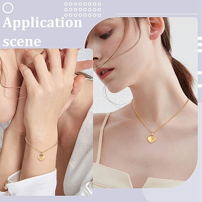 2Pcs 2 Colors Heart Stainless Steel Urn Ashes Pendants STAS-CN0001-73-1