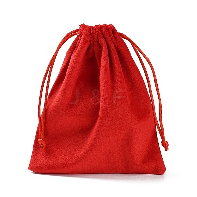 Velvet Jewelry Drawstring Storage Pouches ABAG-P013-02D-03-1