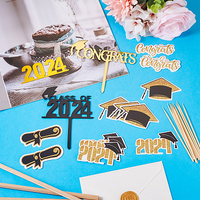 Acrylic Cake Toppers AJEW-TA0001-67-1