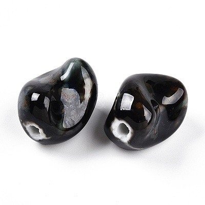 Handmade Porcelain Beads PORC-N008-06A-1