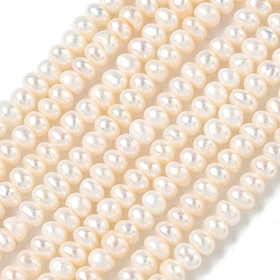 Natural Cultured Freshwater Pearl Beads Strands PEAR-C004-13-1