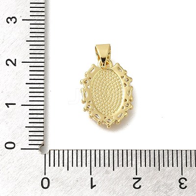 Rack Plating Brass with Cubic Zirconia Pendants KK-Z086-33G-02-1