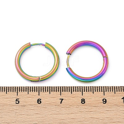 202 Stainless Steel Huggie Hoop Earrings EJEW-F111A-20mm-RC-1