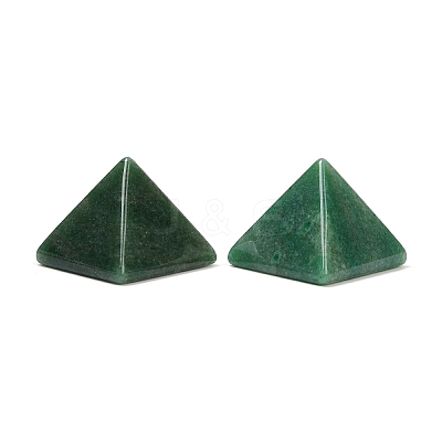 Natural Green Aventurine Orgonite Pyramid Display Decorations G-C186-07L-1