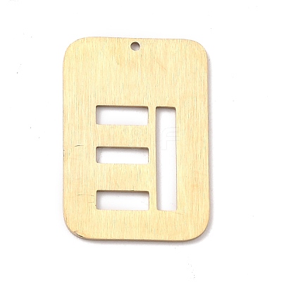 Ion Plating(IP) 304 Stainless Steel Pendants STAS-K216-49E-G-1