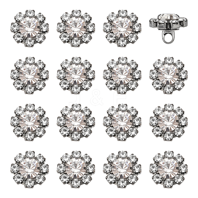 24Pcs 1-Hole Zinc Alloy Buttons FIND-PH0026-97-1