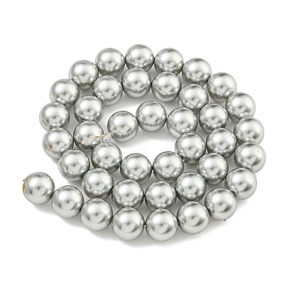 Glass Pearl Beads Strands HY-G002-01E-04-1