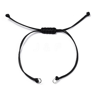 Korean Waxed Polyester Cord Braided Bracelets X1-MAK-T010-01P-1