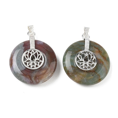Natural Indian Agate Pendants GG-CBAF4FB-02S-B07-1