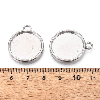 Tibetan Style Alloy Pendant Cabochon Settings PALLOY-N178-13AS-E-1