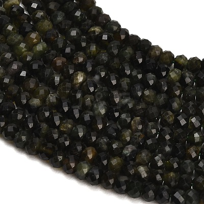 Natural Greeb Tourmaline Beads Strands GG-CBAA9B4-C01-02-1