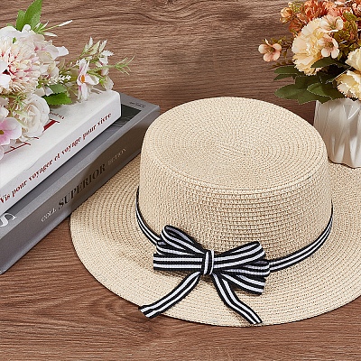 Polyester Stripe Ribbons SRIB-WH0011-326B-1