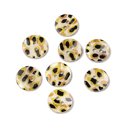 2-Hole Freshwater Shell Buttons SHEL-A004-01H-1