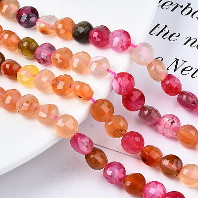 Natural Agate Beads Strands G-N326-100A-04-1