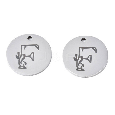 Non-Tarnish 304 Stainless Steel Charms STAS-T059-26P-F-1
