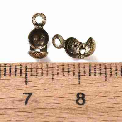 Brass Bead Tips KK-CBA8EB2-02AB-1