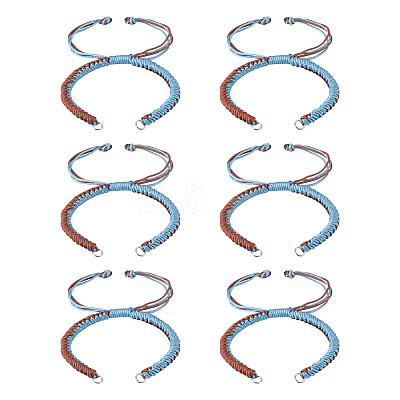 Nylon Thread Bracelets Making AJEW-TAC00106-1