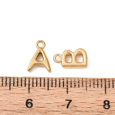 26Pcs 304 Stainless Steel Charms STAS-D129-01G-1