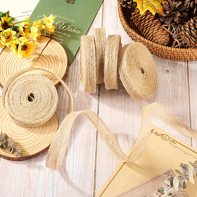 10M Braided Burlap Ribbon OCOR-TAC0015-13B-1