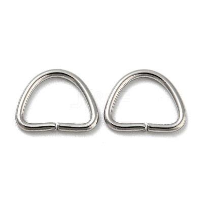 Non-Tarnish 304 Stainless Steel D Rings STAS-Z048-02B-1
