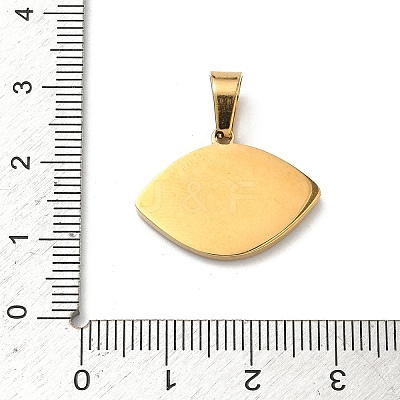 304 Stainless Steel Enamel Pendants STAS-H255-01A-G-1