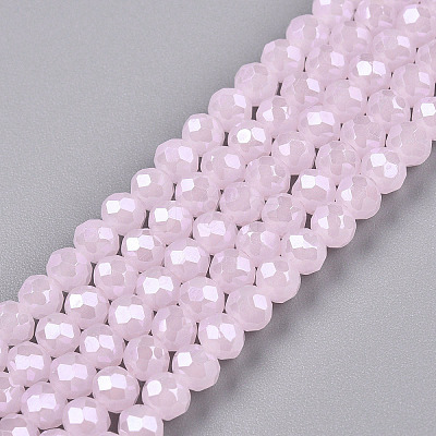 Electroplate Glass Beads Strands LS-EGLA-A044-J4mm-A02-1