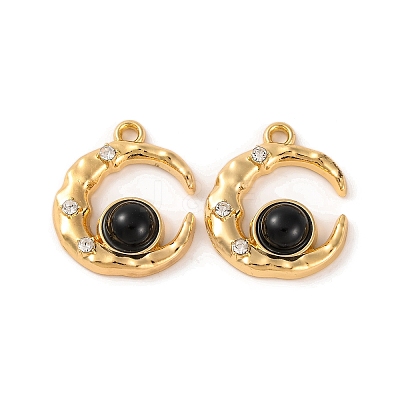 Alloy Crystal Rhinestone Pendants ALRI-M021-08C-1