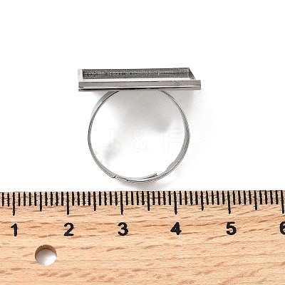 304 Stainless Steel Adjustable Ring Settings STAS-D374-02P-02-1