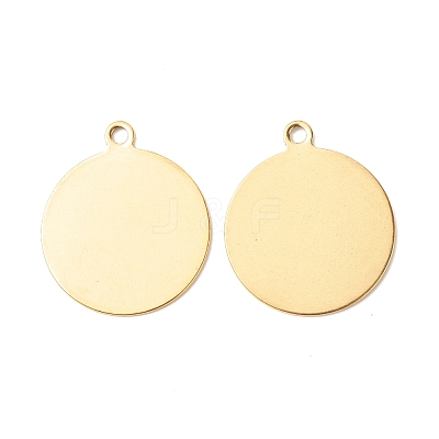 Ion Plating(IP) 201 Stainless Steel Pendants STAS-A056-06G-1