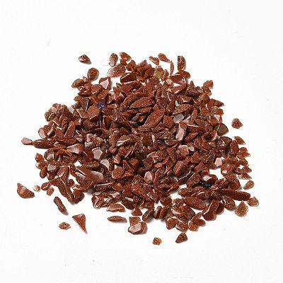 Synthetic Goldstone Chip Beads G-I350-01-1