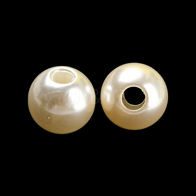 ABS Plastic Imitation Pearl Bead KY-C017-18C-1