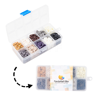 Handmade Polymer Clay Beads CLAY-PH0001-22A-6mm-1