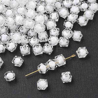 Transparent Acrylic Beads LS-TACR-S112-8mm-01-1
