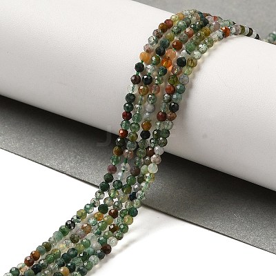 Natural Indian Agate Beads Strands G-J002-03K-1