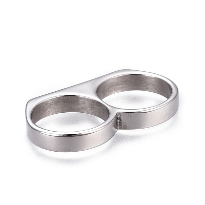 Tarnish Resistant 304 Stainless Steel Finger Rings RJEW-O032-13P-18mm-1
